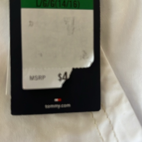 Tommy Hilfiger Boys Large 14/16 white drawstring shorts - Picture 4 of 6